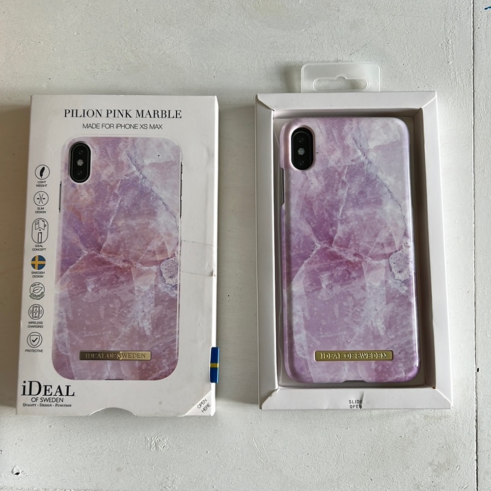iPhone Pilion Pink Marble XS Max case